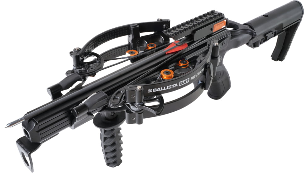 Ballista BAT Reverse Crossbow w/L-Buttstock 150 lb. 420fps, Black, BAL-CB-02-LS