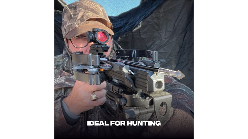 Ballista BAT Reverse Crossbow w/Triangle Buttstock 150 lb. 420fps, Black, BAL-CB-02-TS