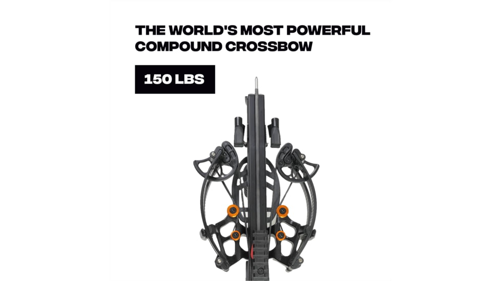 Ballista BAT Reverse Crossbow w/Triangle Buttstock 150 lb. 420fps, Black, BAL-CB-02-TS