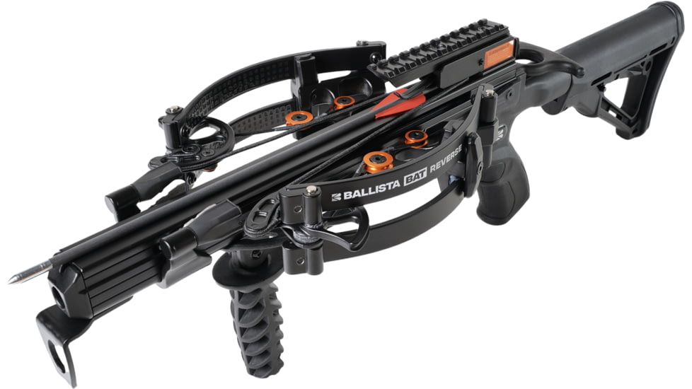 Ballista BAT Reverse Crossbow w/Triangle Buttstock 150 lb. 420fps, Black, BAL-CB-02-TS
