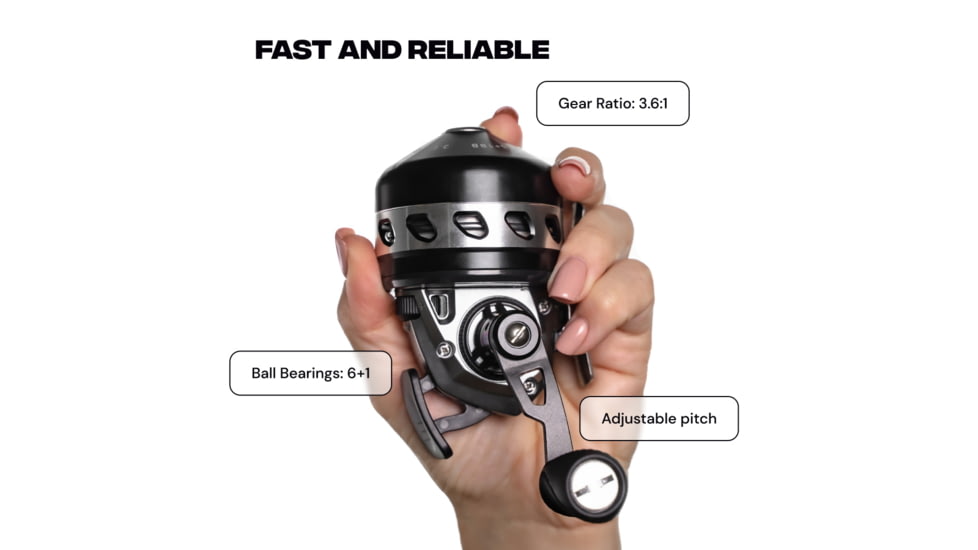 Ballista BL33 Spincast Reel, 3.6x1, 6+1, Ambidextrous, BAL-RE-02