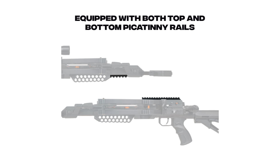 Ballista Megabat Reverse Crossbow 360 lb. 450fps, Black, BAL-CB-04