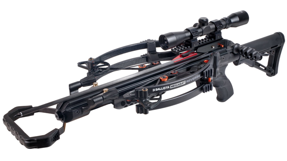 Ballista Megabat Reverse Crossbow 360 lb. 450fps, Black, BAL-CB-04