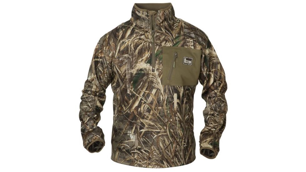 Banded 1/4 Zip Mid Layer Pullover - MAX5 - Large, B00442
