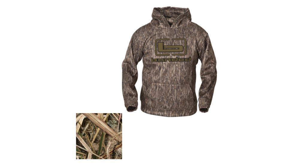 Banded B Logo Hoodie - Mens, Blades, Large, B1050007-BD-L