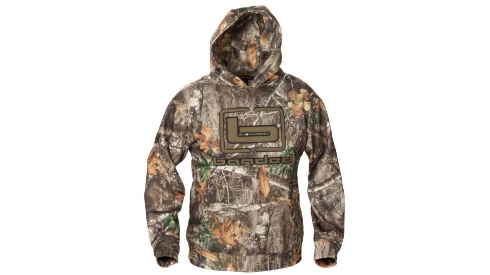 Banded B Logo Hoodie - Mens, Edge Camo, Extra Large, B1050007-ED-XL