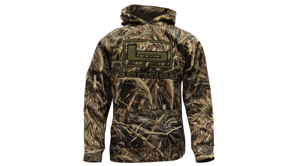 Banded B Logo Hoodie - Mens, Max 5, Small, B1050007-M5-S