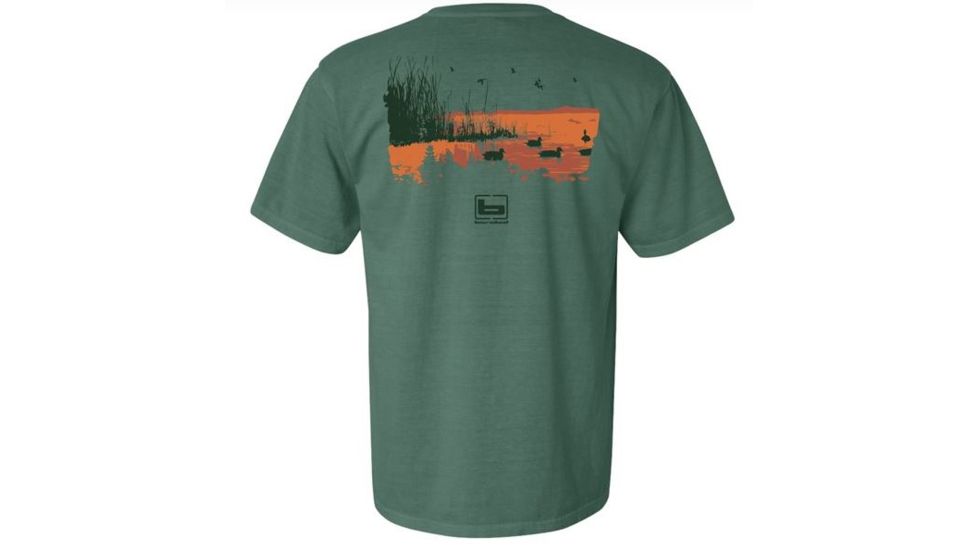 Banded Decoy Sunrise Short Sleeve Tee - Men's, Light Green, Small B06875
