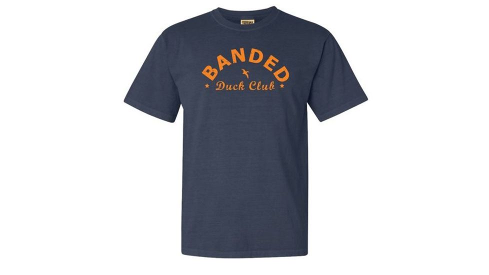 Banded Duck Club Short Sleeve Tee - Men's, Blue, Small B36010