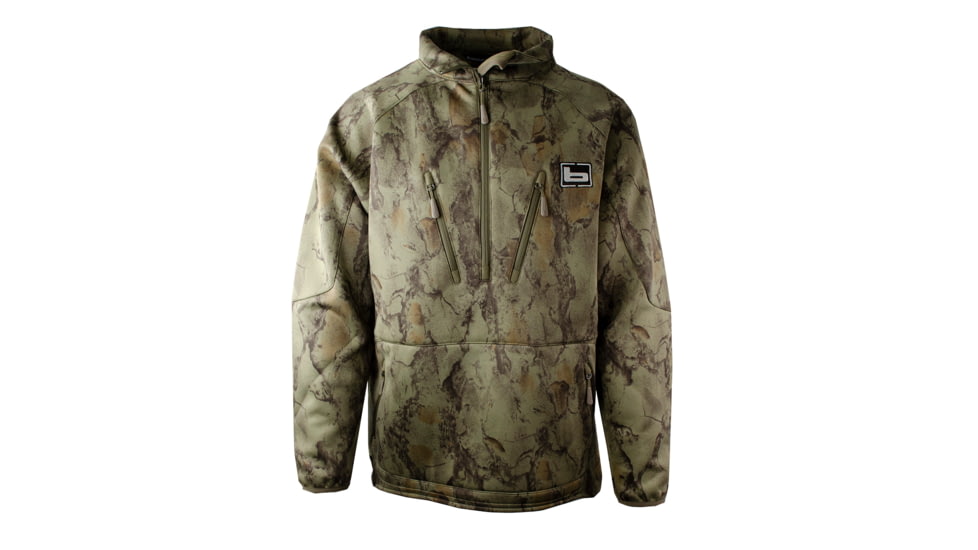 Banded Heavy Tec Fleece 1/2 Zip Pullover - Mens, Natural Gear, Large, B1010026-NG-L