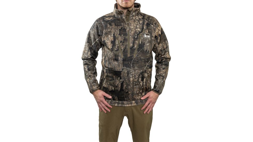 Banded Heavy Tec Fleece 1/2 Zip Pullover - Mens, Timber, 3XL, B1010026-TM-3XL