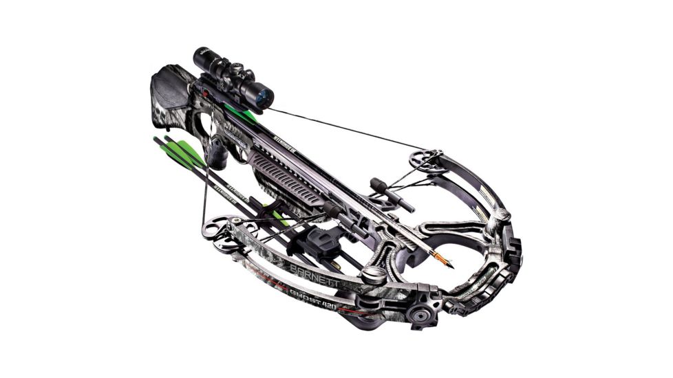 Barnett Crossbows Ghost 420 RevanantCRT2 Crossbow Package / 185 lb Draw Weight, Mosyy Oak Treestand Monochrome, 78501