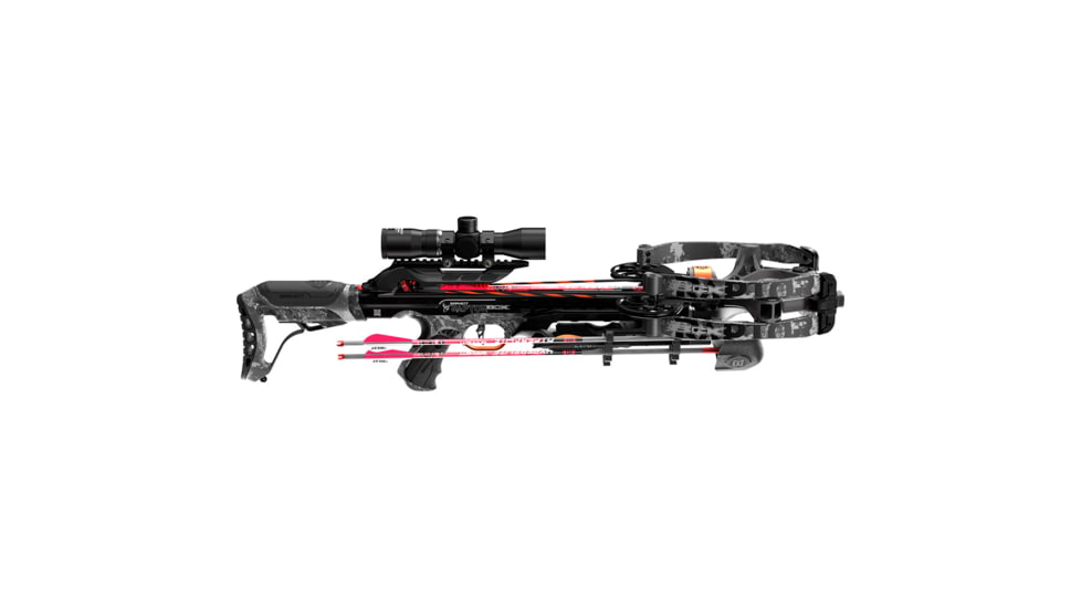 Barnett Crossbows Hyper Raptor 425 BCX Crossbow Package W/BUK OPS Precision Reticle Scope, Black, BAR78238