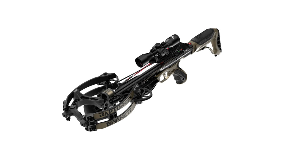Barnett Crossbows Hyper Raptor GTX Crossbow w/1.5-5x32 Speed Dial Scope, 425fps, BAR78280