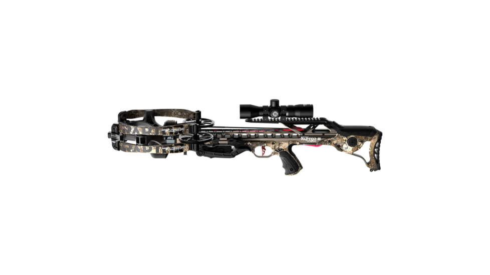 Barnett Hyper Raptor T-Rex Crossbow Package 220lb, 440 FPS, Black, BAR78248