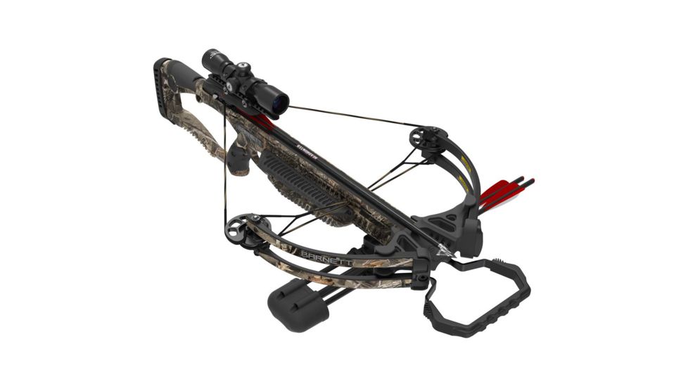 Barnett Crossbows Raptor FX3 Crossbow Package / 150 lb Draw Weight, Realtree Hardwoods HD, 78132