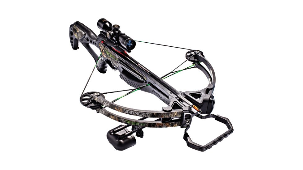 Barnett Crossbows Rogue Crossbow Package / 165 lb Draw Weight, Mossy Oak BreakUp, 78082