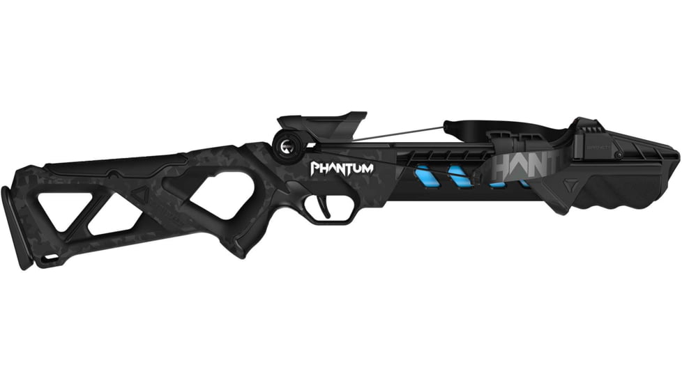 Barnett Phantum Suction Dart Crossbow, Full Size, Black/Blue, BAR50015