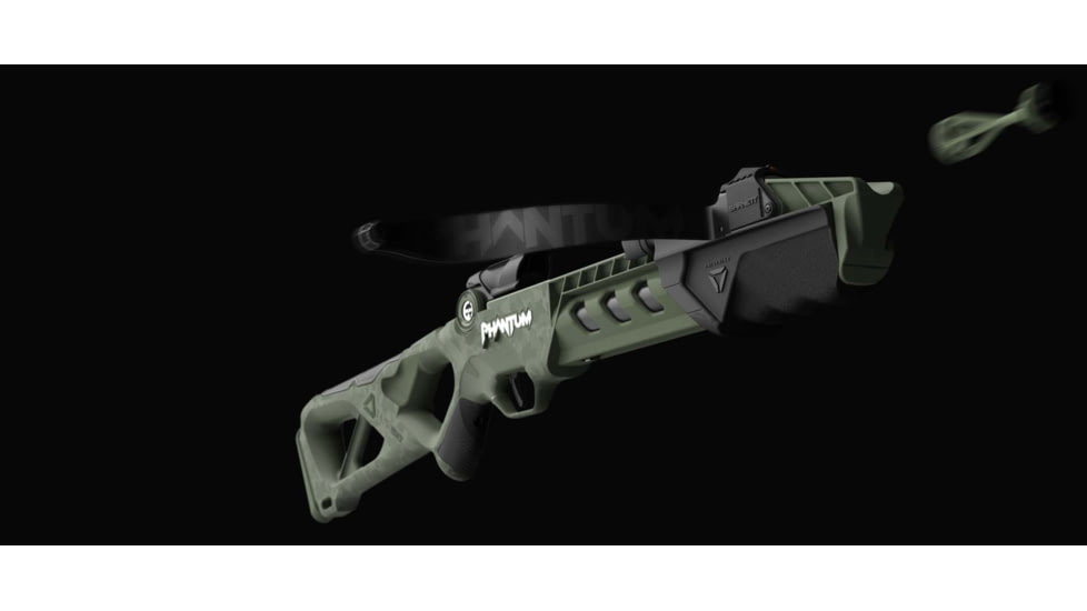 Barnett Phantum Suction Dart Crossbow, Full Size, OD Green/Black, BAR50016