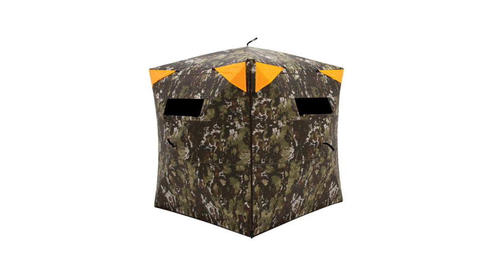 Barronett Blinds Ace 250, Portable Hunting Blind, Large Pop-Up Hub Blind, Panoramic Shooting Windows, Lightweight, Crater Harvest, 67in x 75in x 75in, AC250CH, Crater Harvest, 67in x 75in x 75in, AC250CH