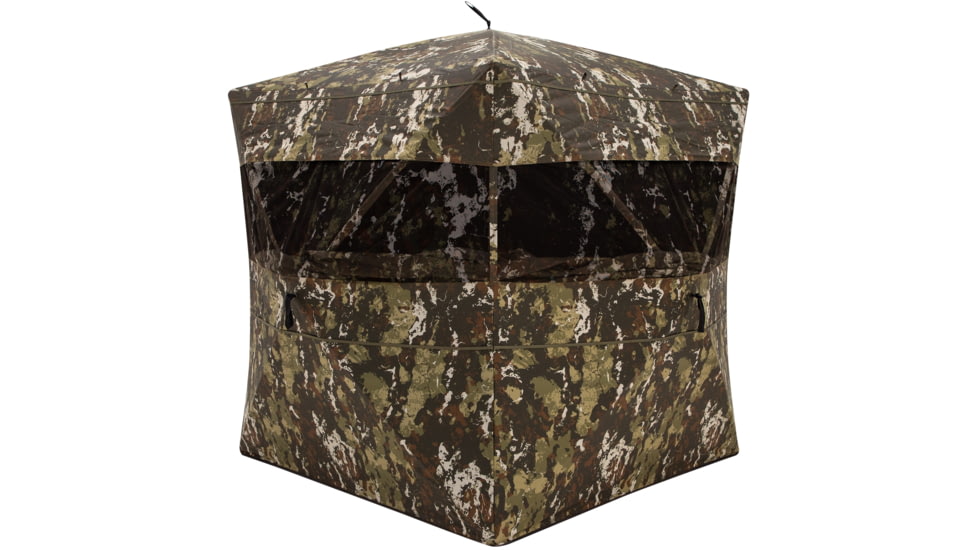 Barronett Blinds Ace 250, Portable Hunting Blind, Large Pop-Up Hub Blind, Panoramic Shooting Windows, Lightweight, Crater Harvest, 67in x 75in x 75in, AC250CH, Crater Harvest, 67in x 75in x 75in, AC250CH