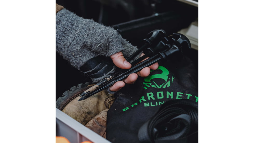 Barronett Blinds All Terrain Stake Down Kit, Black, BA705