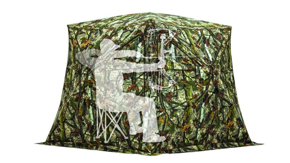 Barronett Blinds Bell Bottom Hunting Blind, Woodland Bloodtrail Camouflage BB01BT