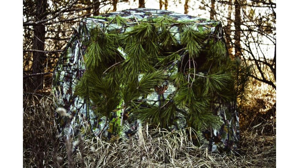 Barronett Blinds Bell Bottom Hunting Blind, Woodland Bloodtrail Camouflage BB01BT