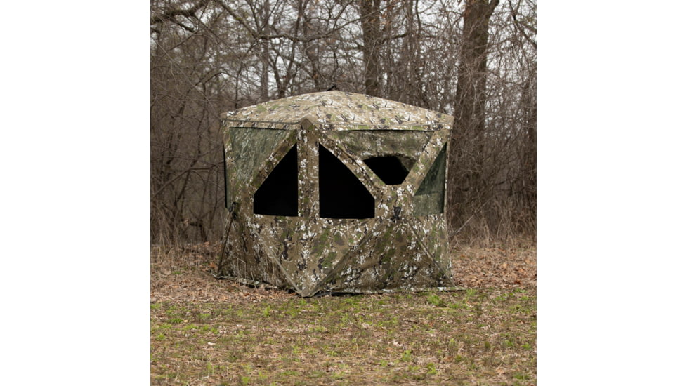 Barronett Blinds Big Cat HD Hub Hunting Blind, Crater Thrive, 3-Person, BCHD350CT
