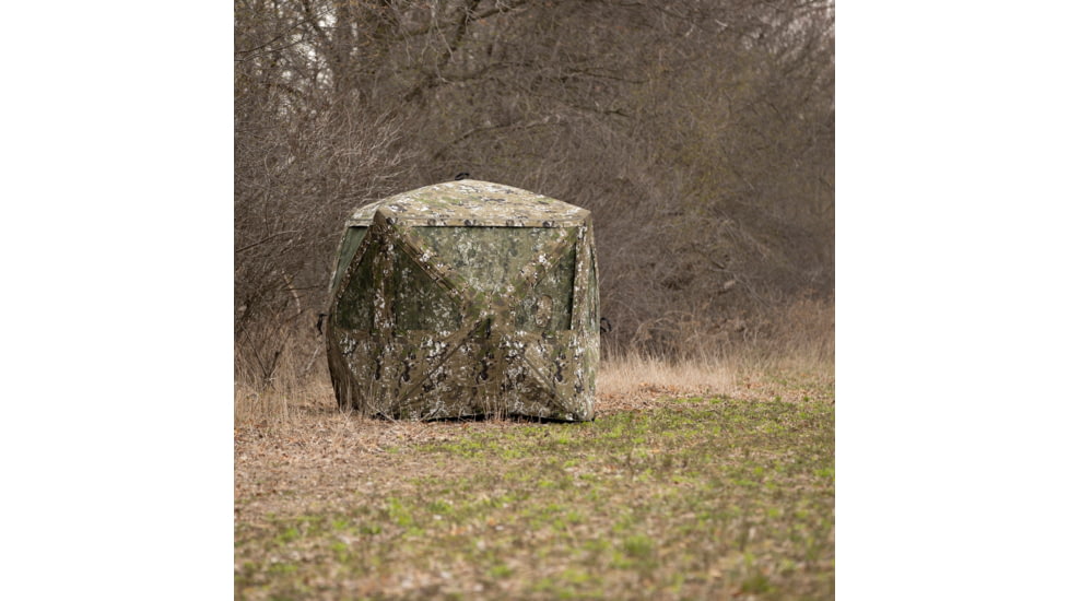 Barronett Blinds Big Cat HD Hub Hunting Blind, Crater Thrive, 3-Person, BCHD350CT