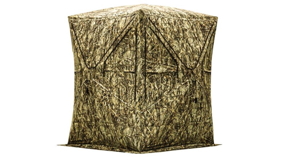 Barronett Blinds Big Mike Hunting Blind with BLOODTRAIL, Blades Camouflage BM01BB