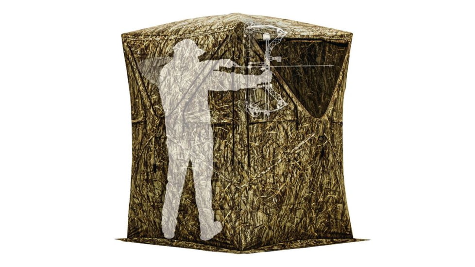 Barronett Blinds Big Mike Hunting Blind with BLOODTRAIL, Blades Camouflage BM01BB