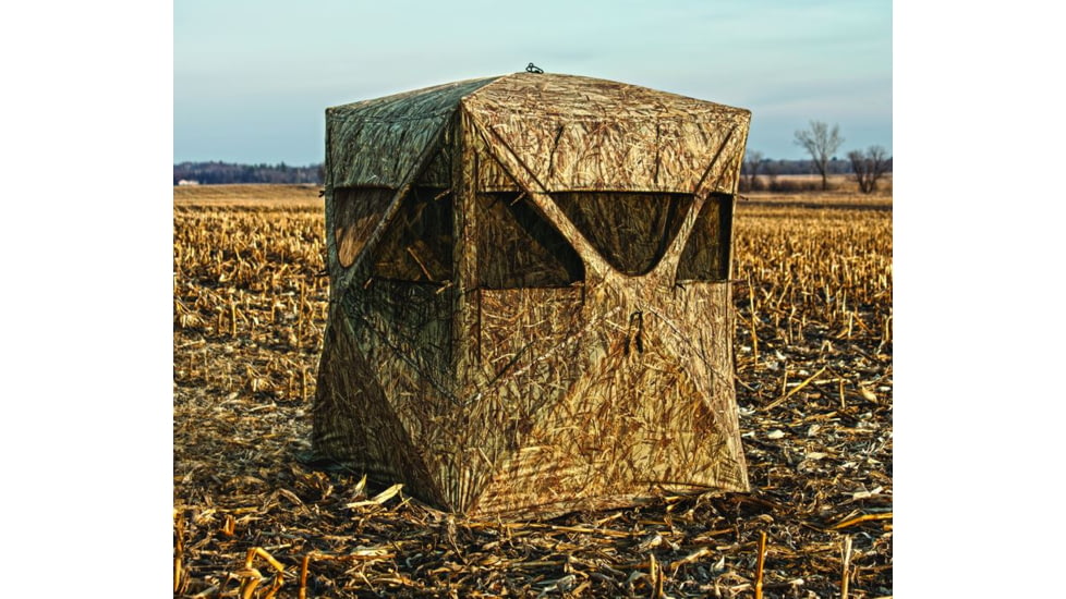 Barronett Blinds Big Mike Hunting Blind with BLOODTRAIL, Blades Camouflage BM01BB