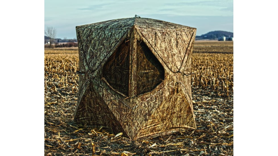 Barronett Blinds Big Mike Hunting Blind with BLOODTRAIL, Blades Camouflage BM01BB