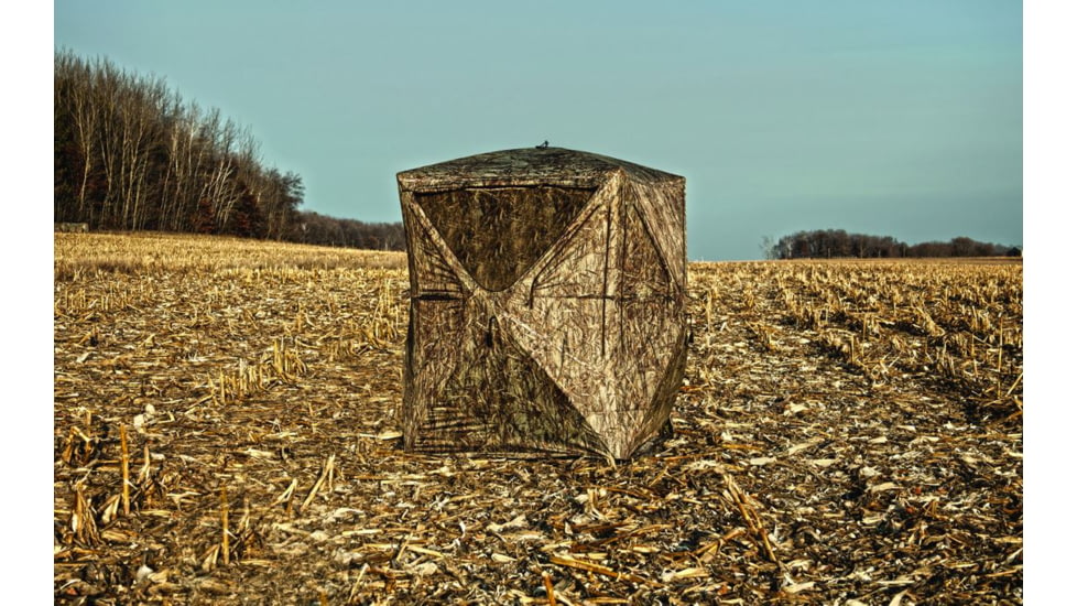 Barronett Blinds Big Mike Hunting Blind with BLOODTRAIL, Blades Camouflage BM01BB