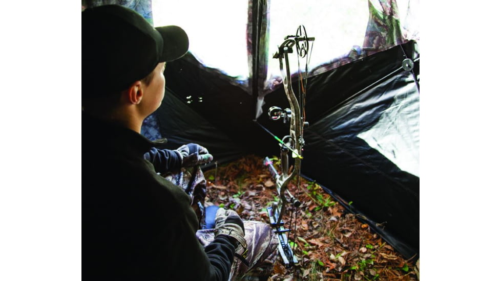 Barronett Blinds Big Mike Hunting Blind with BLOODTRAIL, Blades Camouflage BM01BB