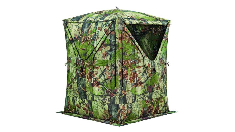 Barronett Blinds Big Mike Hunting Blind with BLOODTRAIL, Backwoods Camouflage BM01BW