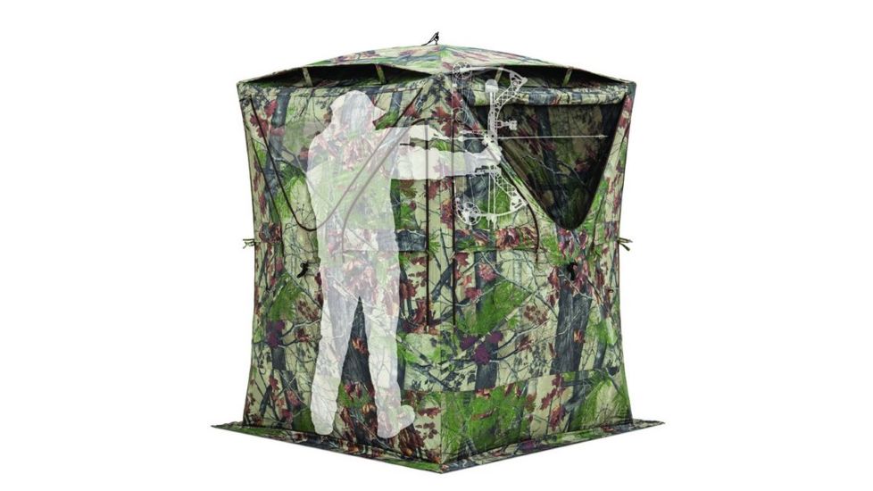 Barronett Blinds Big Mike Hunting Blind with Vent, Backwoods Camouflage BMV01BW