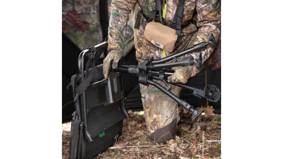 Barronett Blinds Deluxe Wide 360 Swivel Chair, Black, BC107