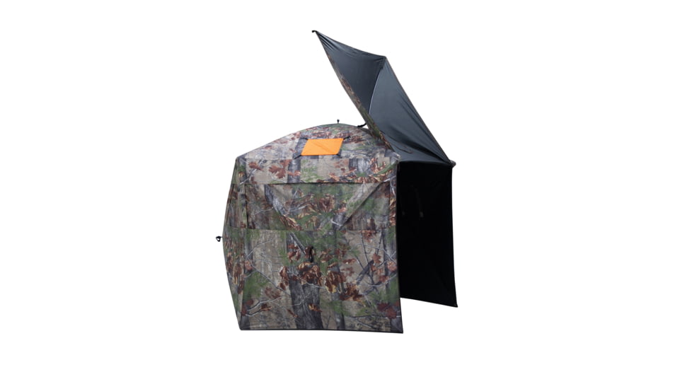 Barronett Blinds Feather Five Hub Hunting Blind, Bloodtrail Backwoods, 4-Person, FF500BW