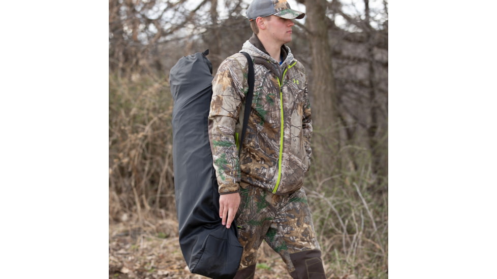 Barronett Blinds Feather Five Hub Hunting Blind, Bloodtrail Backwoods, 4-Person, FF500BW