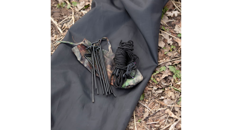 Barronett Blinds Feather Five Hub Hunting Blind, Bloodtrail Backwoods, 4-Person, FF500BW