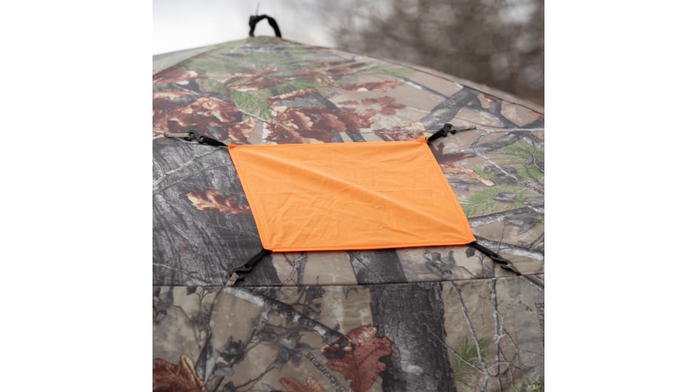 Barronett Blinds Feather Five Hub Hunting Blind, Bloodtrail Backwoods, 4-Person, FF500BW