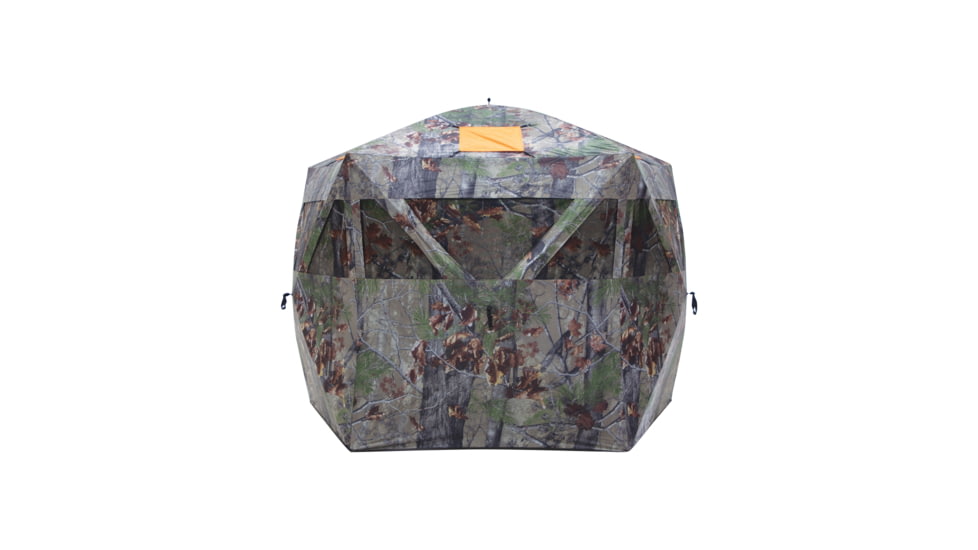 Barronett Blinds Feather Five Hub Hunting Blind, Bloodtrail Backwoods, 4-Person, FF500BW