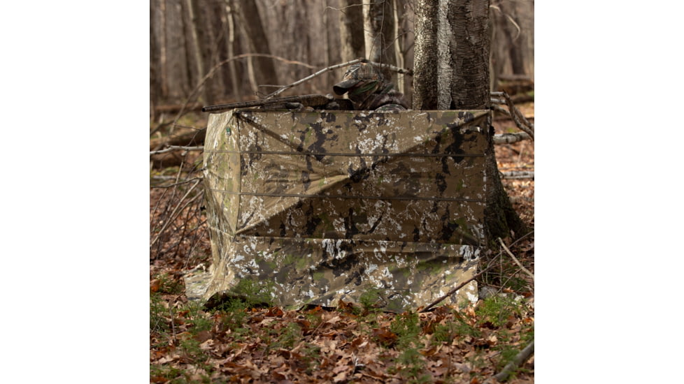 Barronett Blinds Field Shield Portable Hunting Panel Blind, Crater Thrive, 1-Person, FS100CT