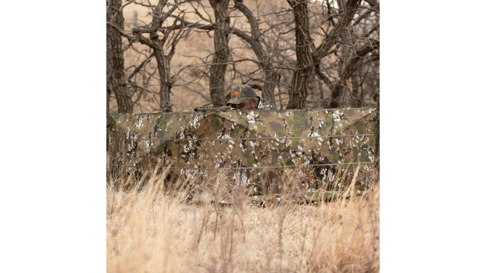 Barronett Blinds Field Shield Portable Hunting Panel Blind, Crater Thrive, 1-Person, FS100CT