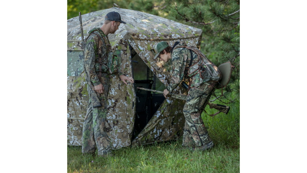 Barronett Blinds Hi-Five 5 Sided Hunting Blind, Crater Thrive, 4-Person, HF550CT