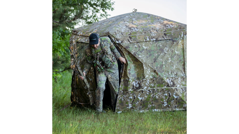 Barronett Blinds Hi-Five 5 Sided Hunting Blind, Crater Thrive, 4-Person, HF550CT