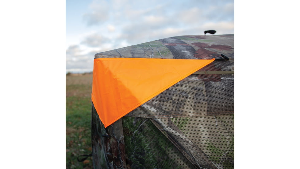 Barronett Blinds Insight, See-Through Hunting Blind, View-Through Fabric, Silent Shooting Windows, Bloodtrail Backwoods, 68in x 71in x 71in, Bloodtrail Backwoods, 2-Person, NS200BW