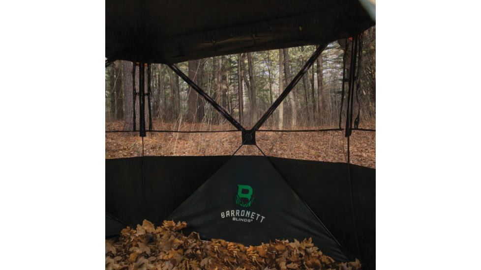 Barronett Blinds Overwatch, Portable Hunting Blind, View-Through Mesh, Silent Shooting Windows, Crater Harvest, 75in x 88in x 88in, VR400CH, Crater Harvest, 75in x 88in x 88in, VR400CH